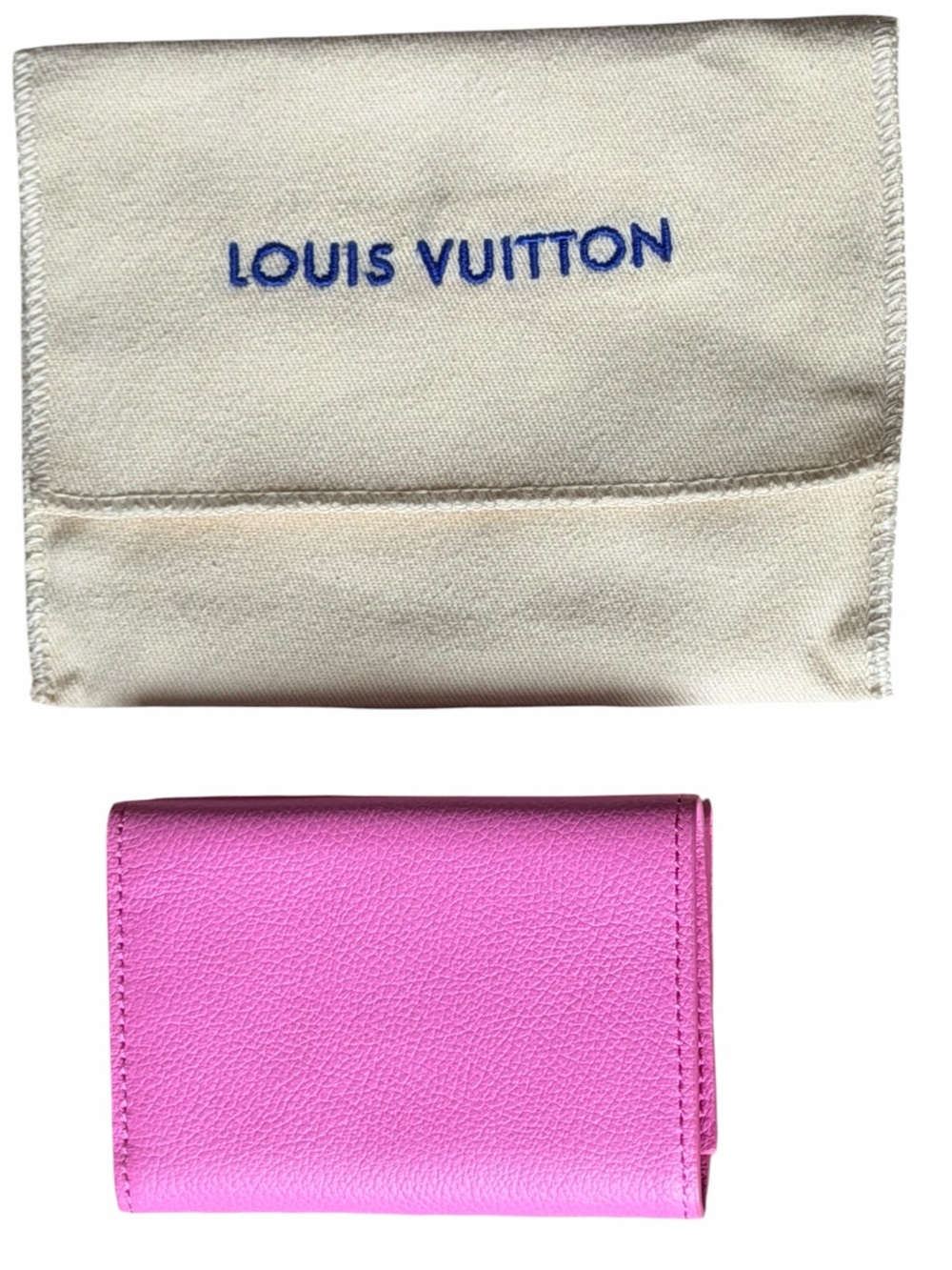 Louis Vuitton Portefeuille Lock Mini in Rose Lollipop- FREE COA - Picture 3 of 5